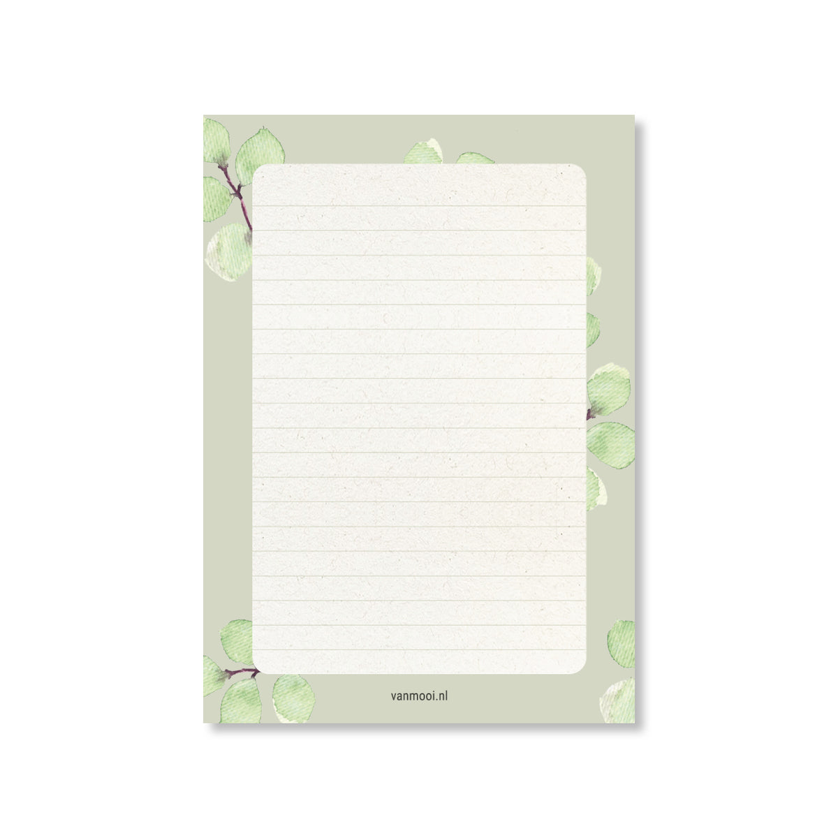 Duurzaam Notitieblok | Aquarel | Rose leaf