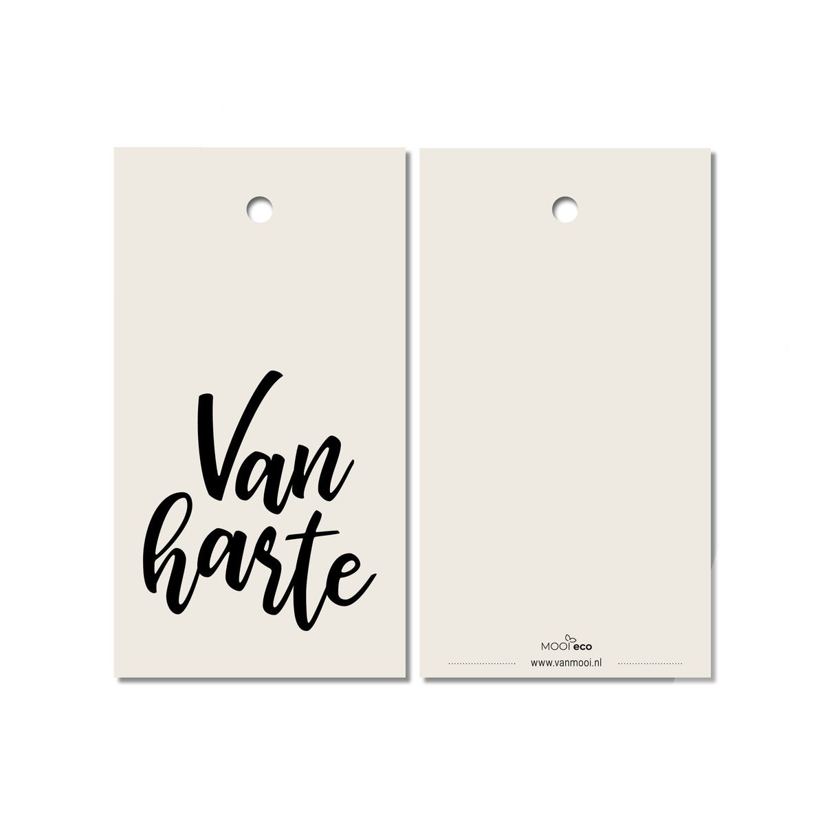 Cadeaulabel | Van harte