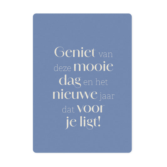 Duurzame ansichtkaart | Geniet van deze mooie dag...