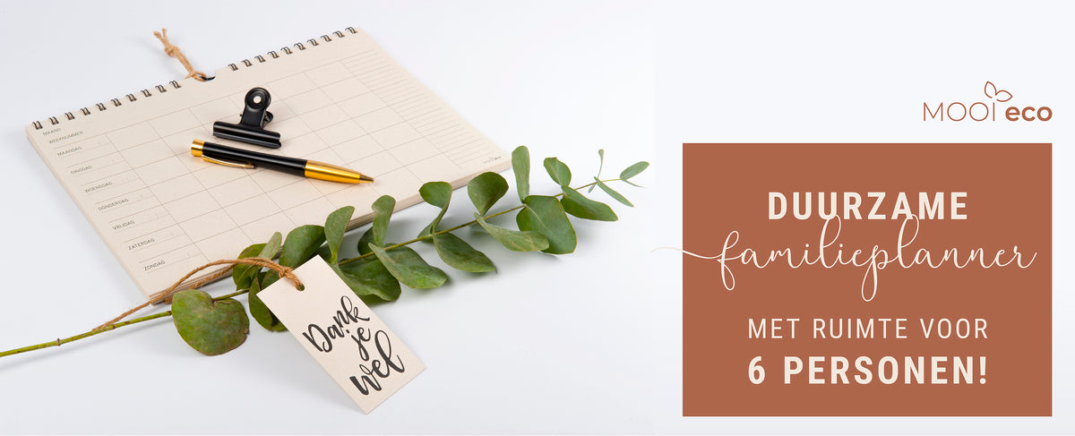 Duurzame Familieplanner voor 6 personen