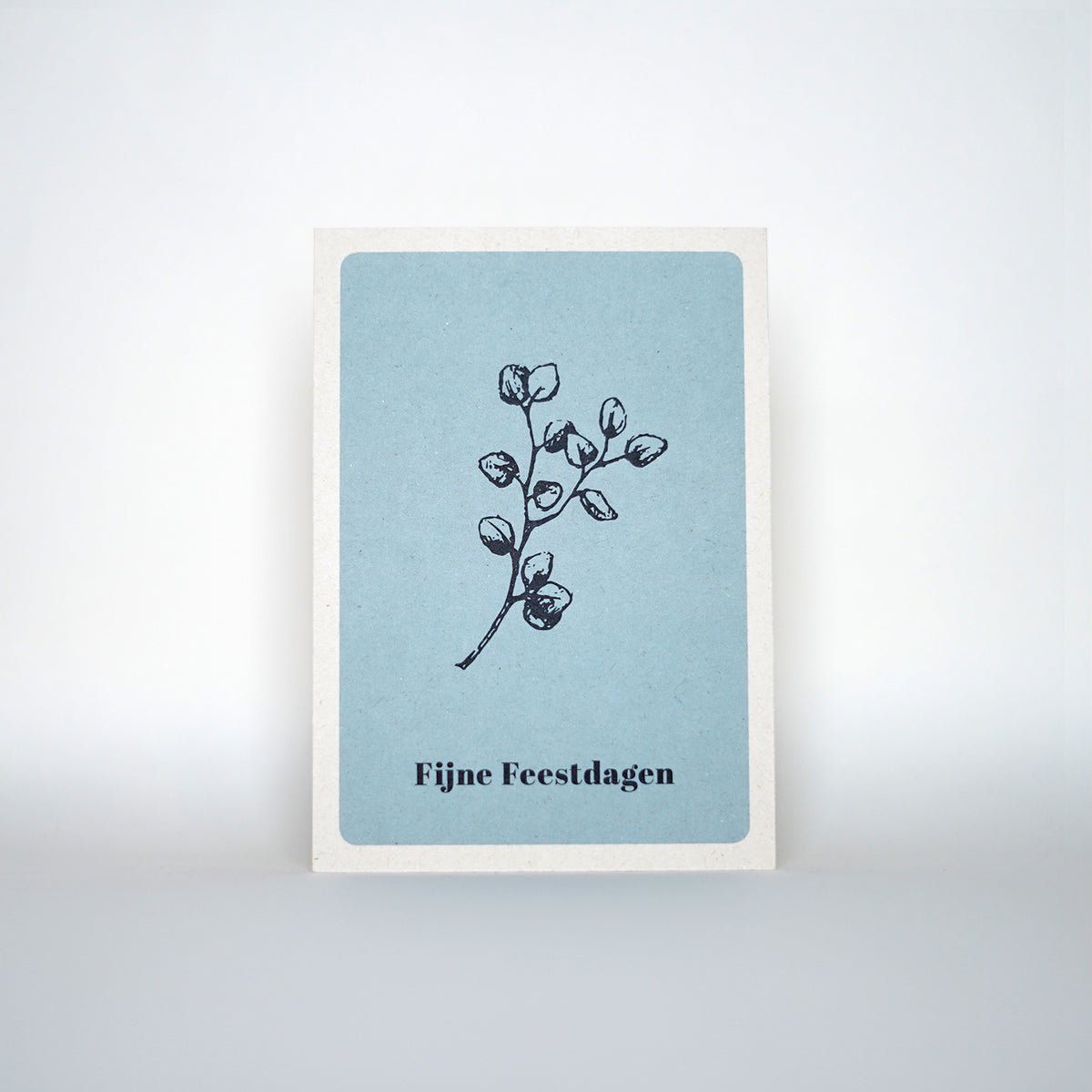 Duurzame kerstkaart | Eucalyptus