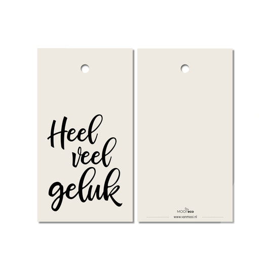 Cadeaulabel | Heel veel geluk