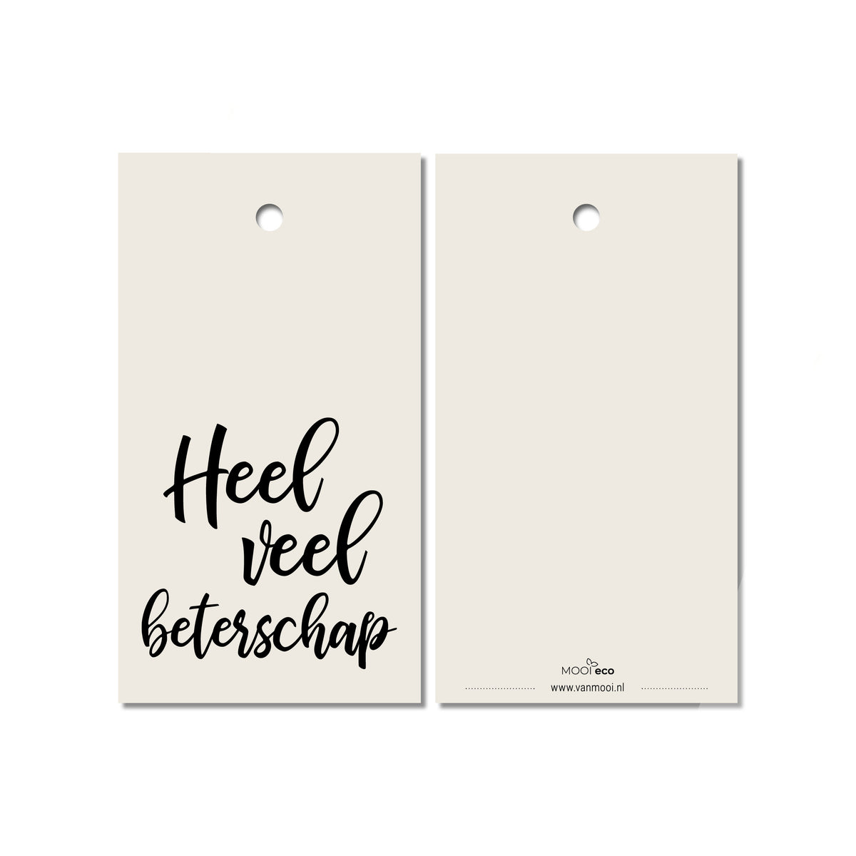 Cadeaulabel | Heel veel beterschap