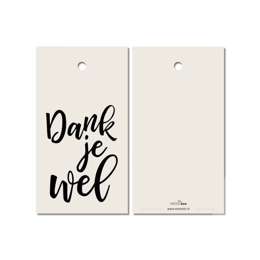 Cadeaulabel | Dank je wel