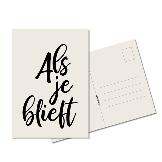 Ansichtkaarten Felicitatie | Set van 5