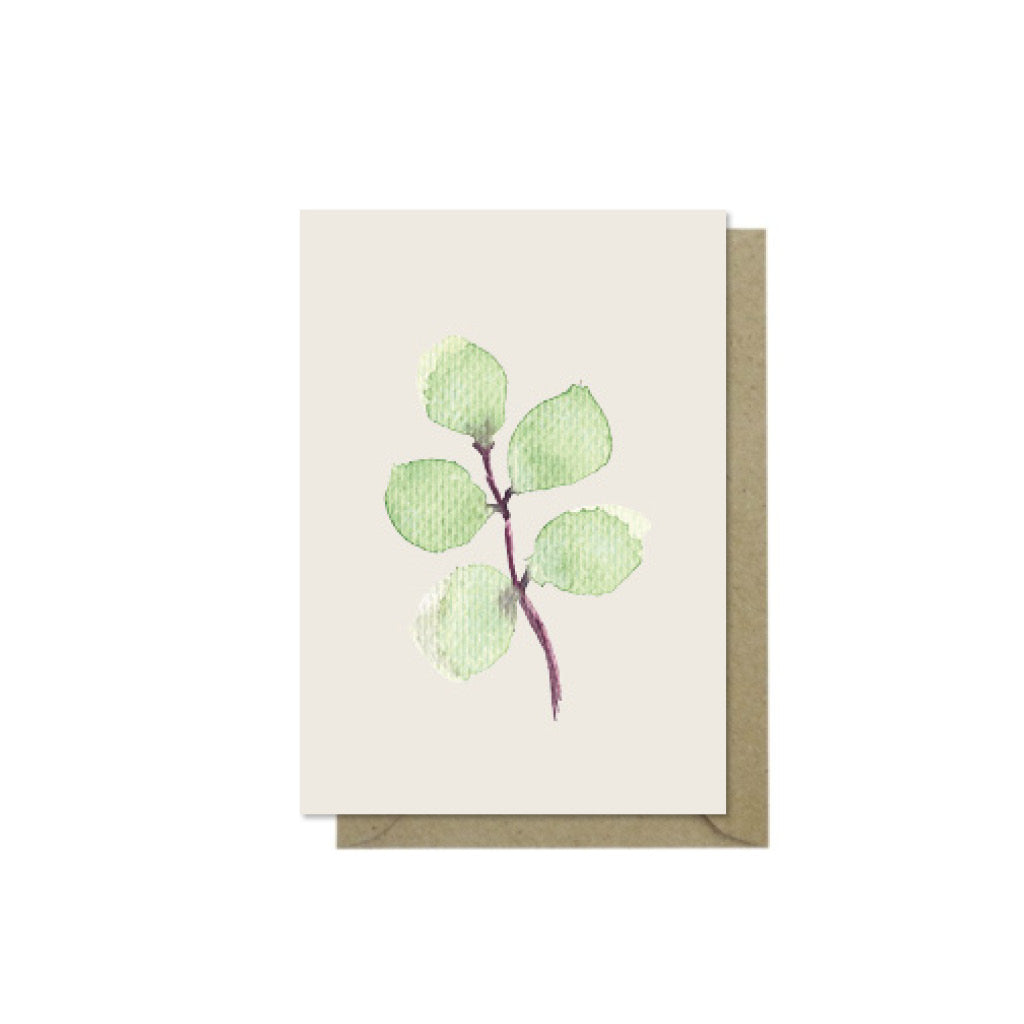 Minikaartje | Rozenblad