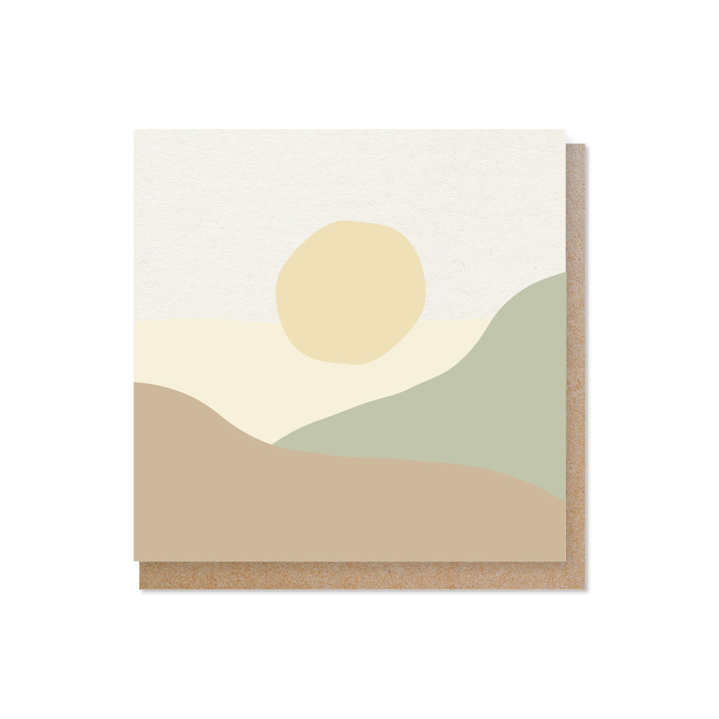 Duurzame  wenskaart | Zon