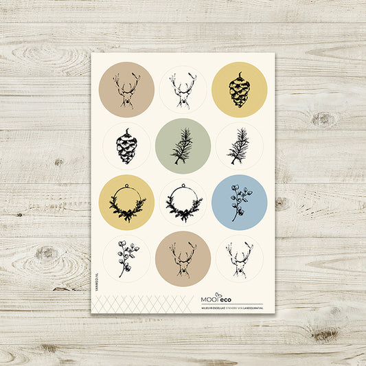 Winter sluitstickers
